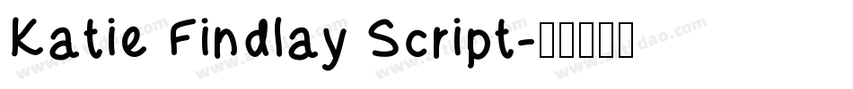 Katie Findlay Script字体转换